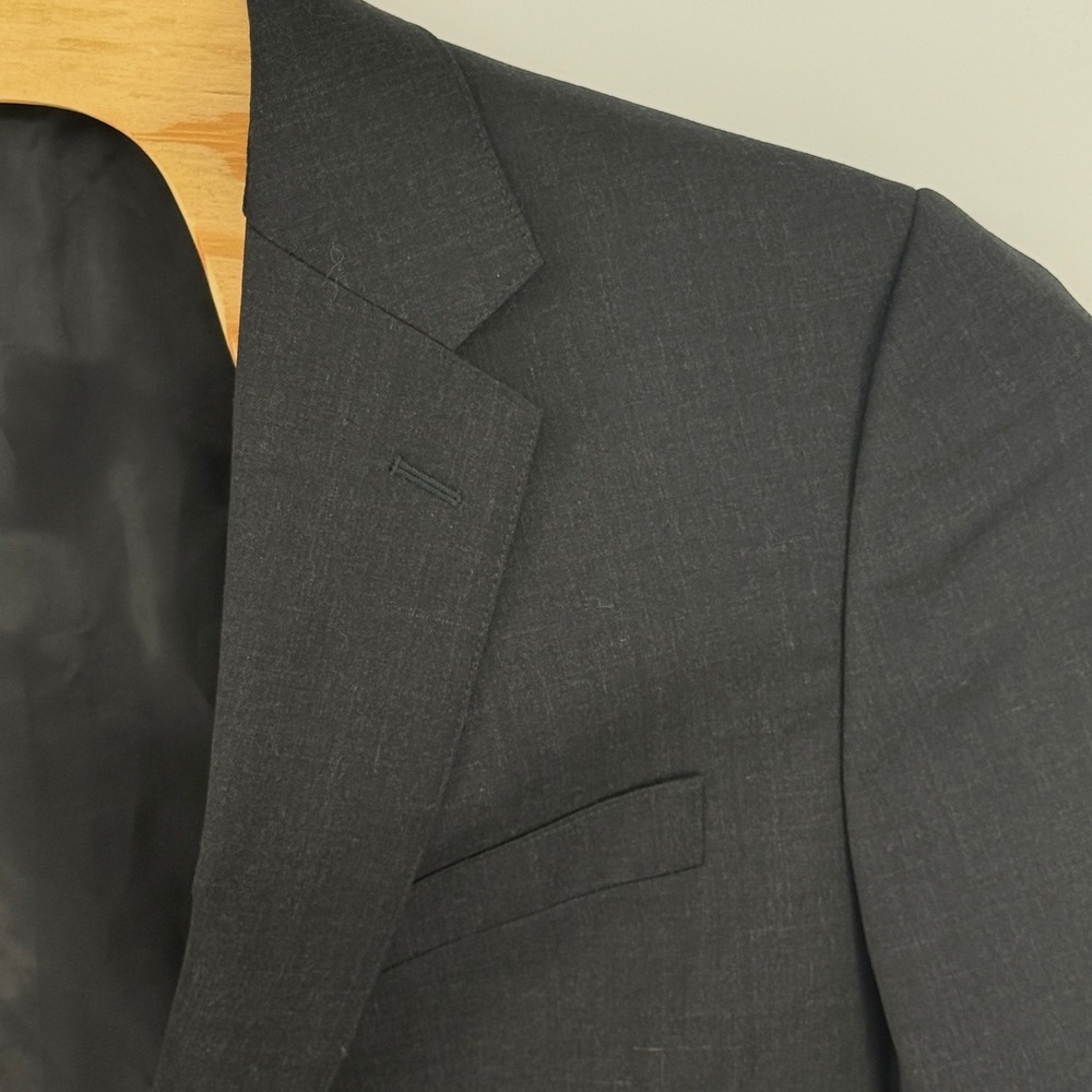 Bonobos Standard Fit Blazer Mens 44L Charcoal Gray Wool Stretch‎ 15399-GY442